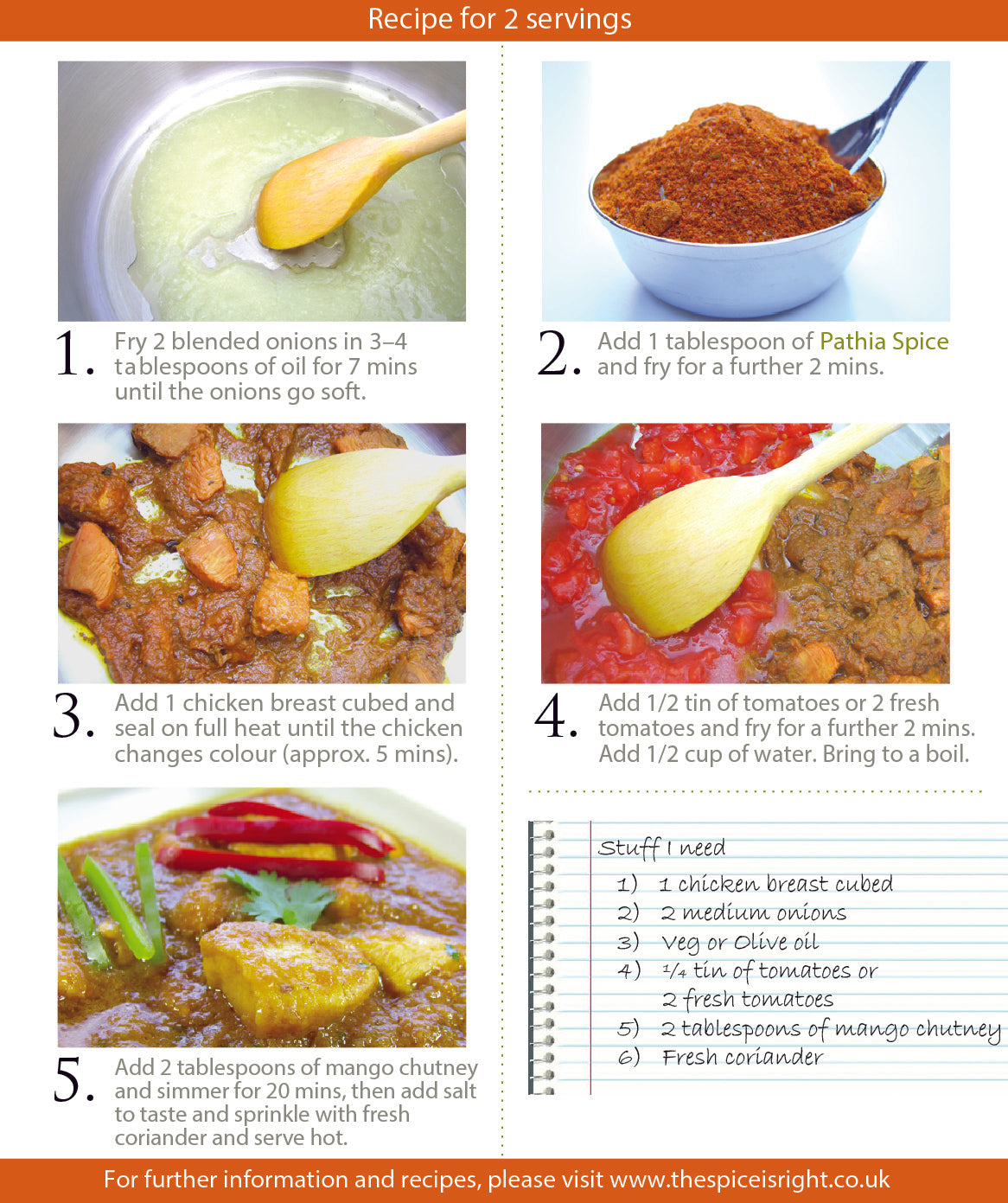 Pathia Curry THESPICEISRIGHT.CO.UK